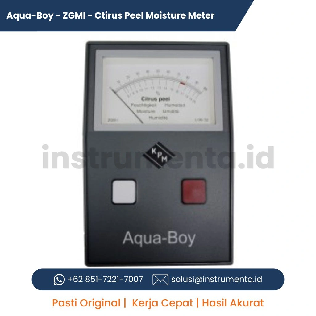 Distributor Aqua-Boy ZGMI Citrus Peel Moisture Meter Alat Ukur Kadar Air Kulit Jeruk Portable Industrial
